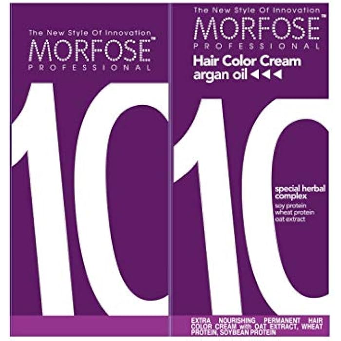Morfose 10 hair color cream 100 ml 5.22 eggplant purple - Image 4